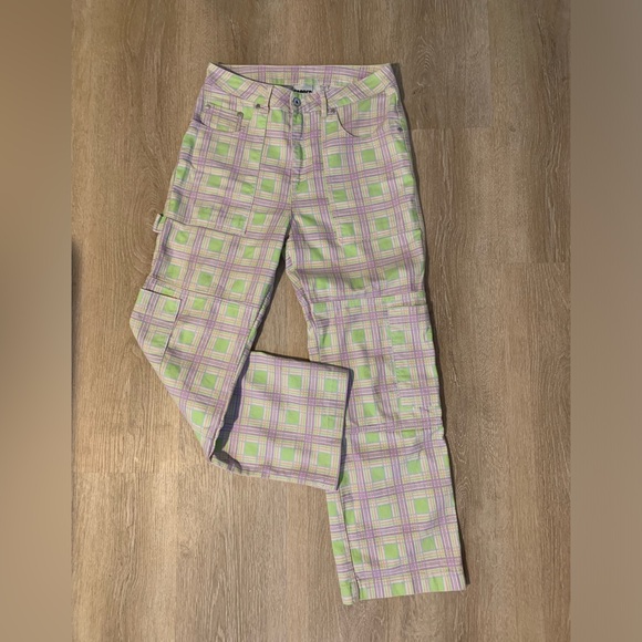 Ragged Priest Plaid Women's Jeans - Picture 1 of 5